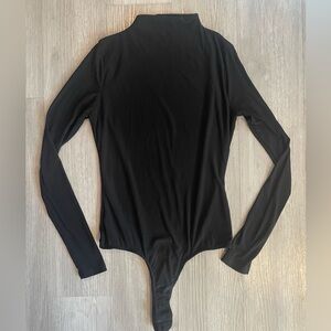21 Saints Black Long Sleeve Mock Neck Bodysuit Size Small